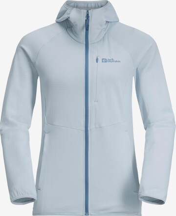 JACK WOLFSKIN Athletic Fleece Jacket 'KOLBENBERG' in Blue: front