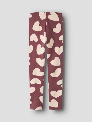 NAME IT Skinny Leggings 'NKFDavina' in Red