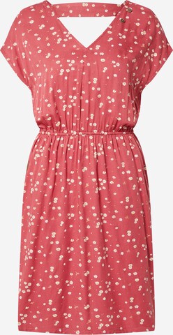 Ragwear Платье 'FLORRENCE' в Ярко-розовый: спереди