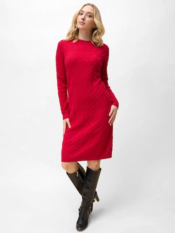 Passioni Knitted dress in Red: front