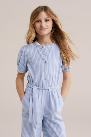 WE Fashion Комбинезон в Синий: спереди