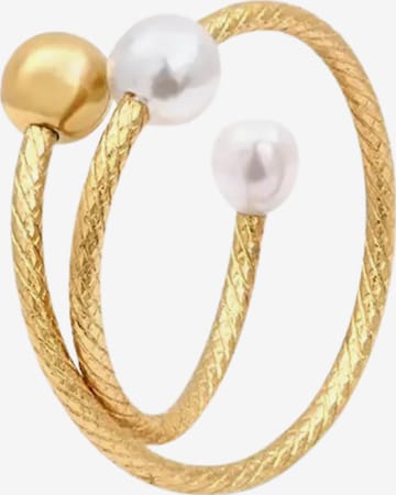 Boucles d'oreilles 'FUSION' YParis en or : devant