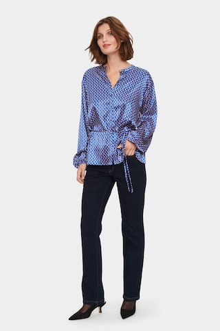 SAINT TROPEZ Blouse 'Stella' in Blauw