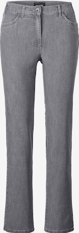 Coupe slim Jean 'Carla Edel' Goldner en gris : devant