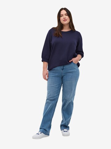 Zizzi Regular Jeans 'STRAIGHT' in Blue