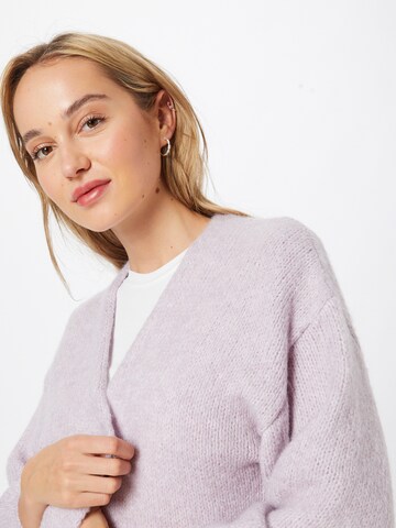 Lindex Knit Cardigan 'Vanessa' in Purple