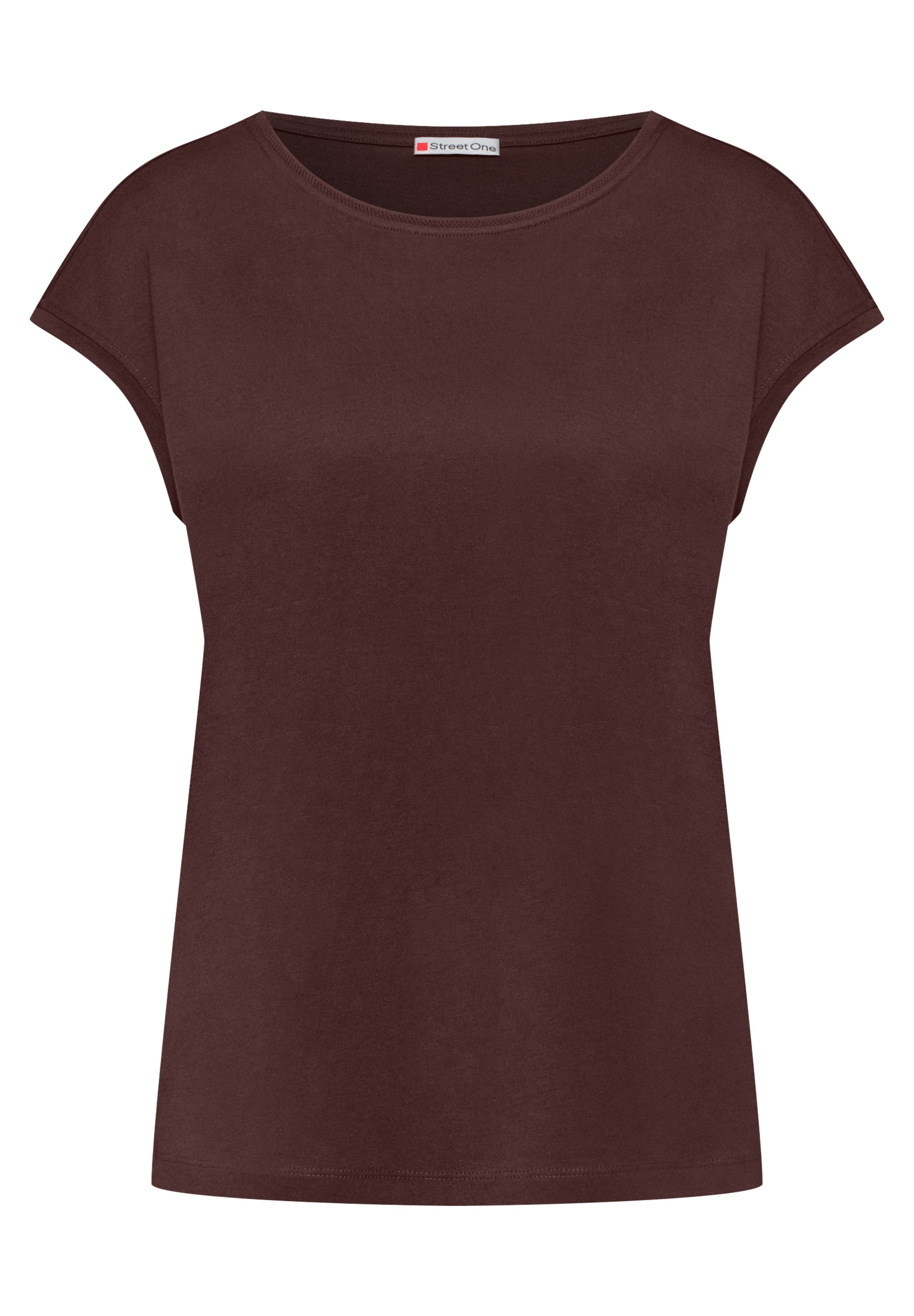 STREET ONE T-Shirt in Braun: Vorderseite