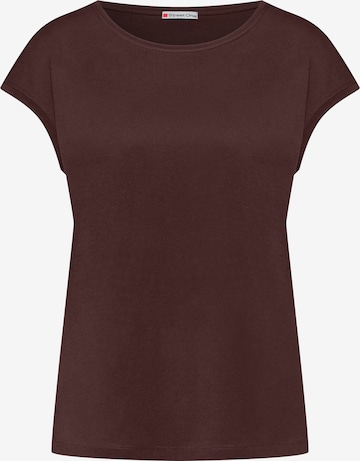 STREET ONE T-Shirt in Braun: Vorderseite