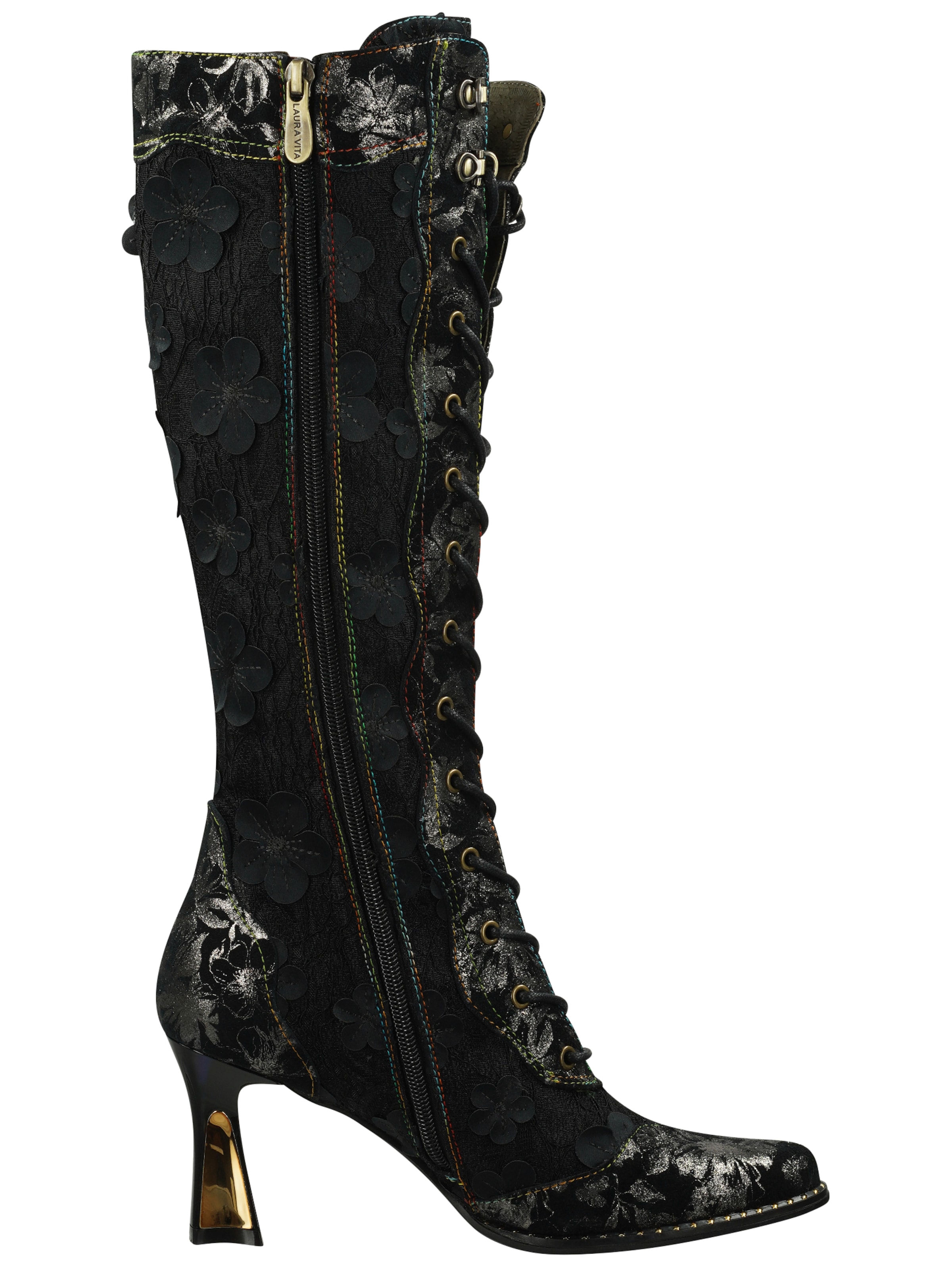 Laura Vita Schnürstiefel in Schwarz