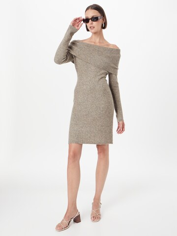 ABOUT YOU Knitted dress 'Medea' in Brown