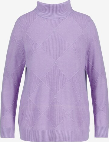 Pull-over Ulla Popken en violet : devant