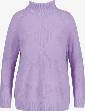 Pull-over Ulla Popken en violet : devant