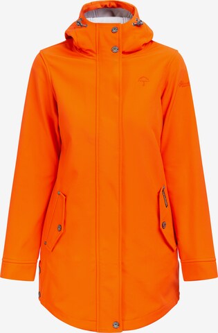 Manteau fonctionnel 'Alzette' Schmuddelwedda en orange : devant