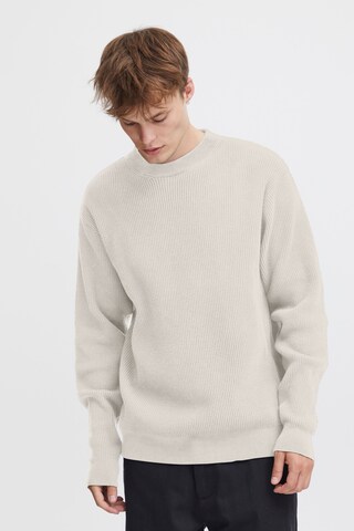 !Solid Sweater 'Hami' in Beige: front