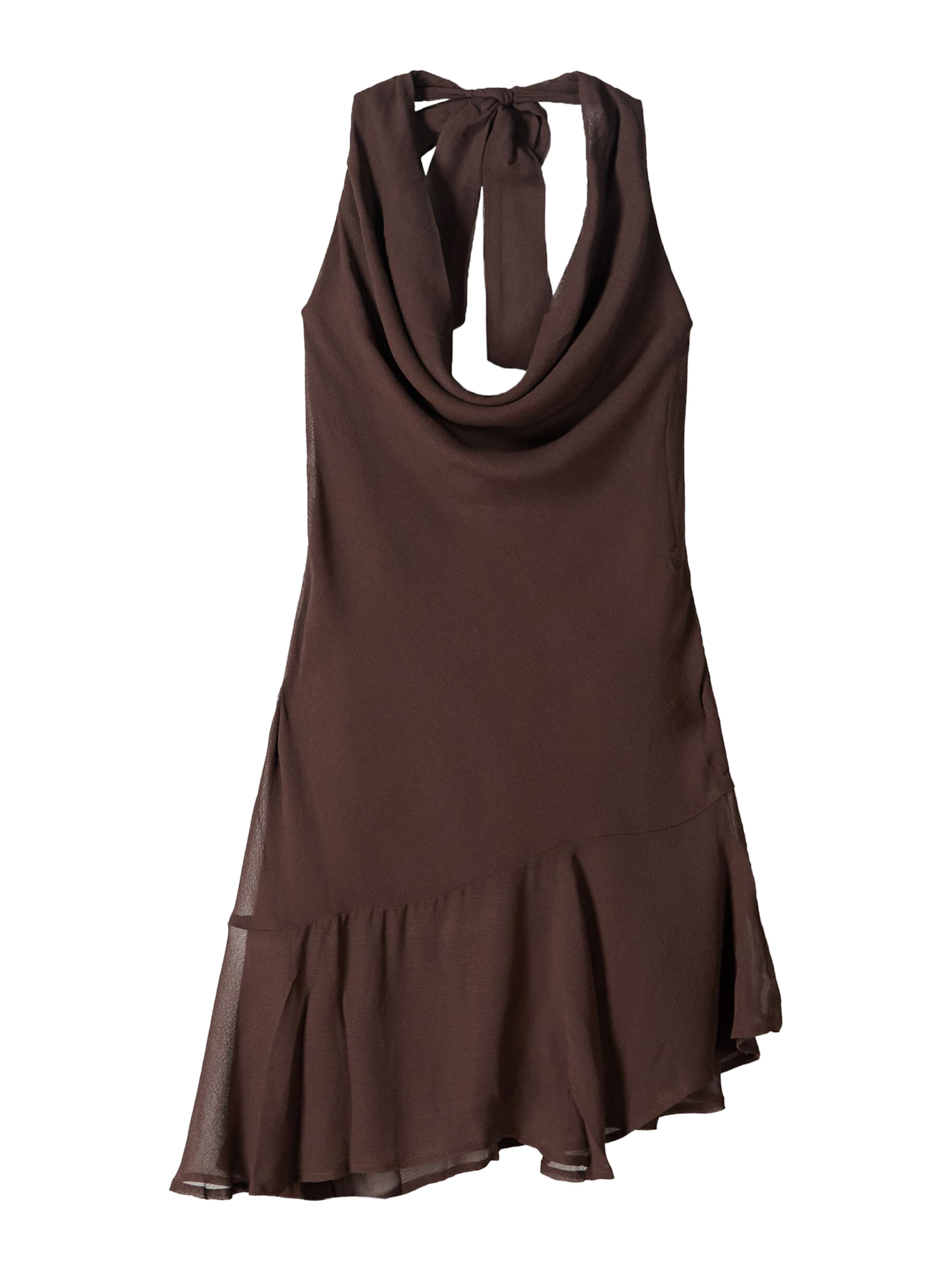 Bershka Nyári ruhák - barna: elől