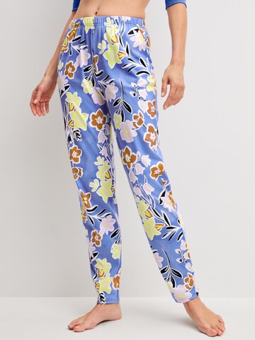 CALIDA Pajama pants 'Late Bloom M&M' in Blue