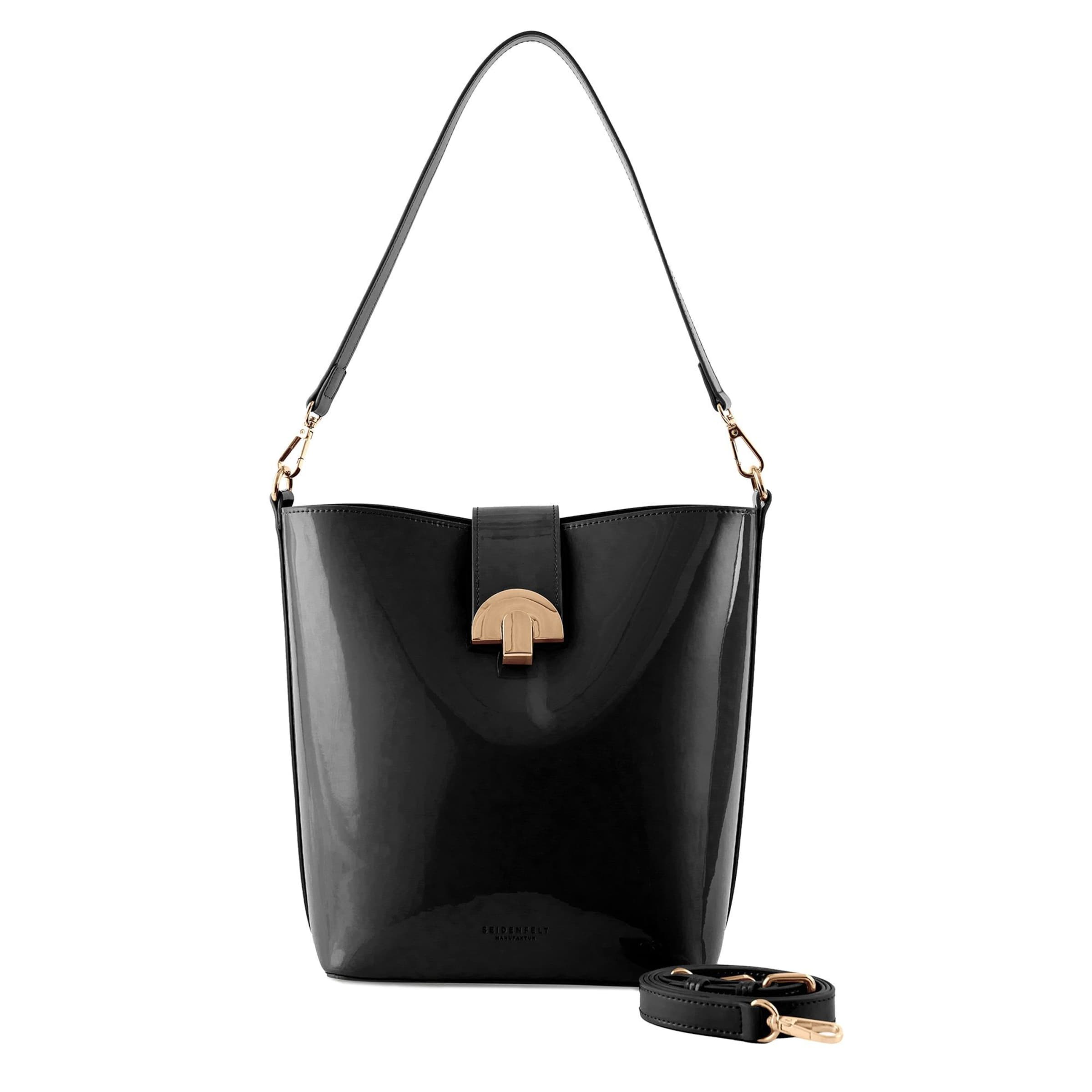 Seidenfelt Pouch in Black: front