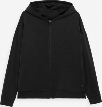 Veste de survêtement 4F en noir : devant