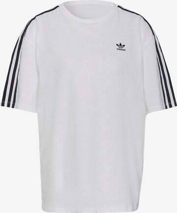 ADIDAS ORIGINALS T-shirt i vit: framsida