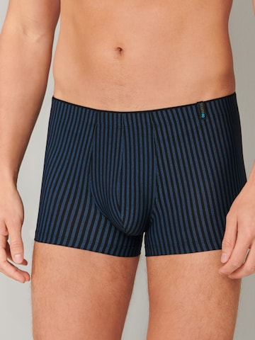 SCHIESSER - regular Calzoncillo boxer en azul