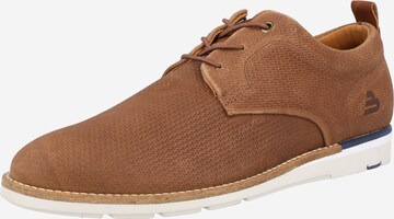 BULLBOXER Lace-Up Shoes in Brown: front