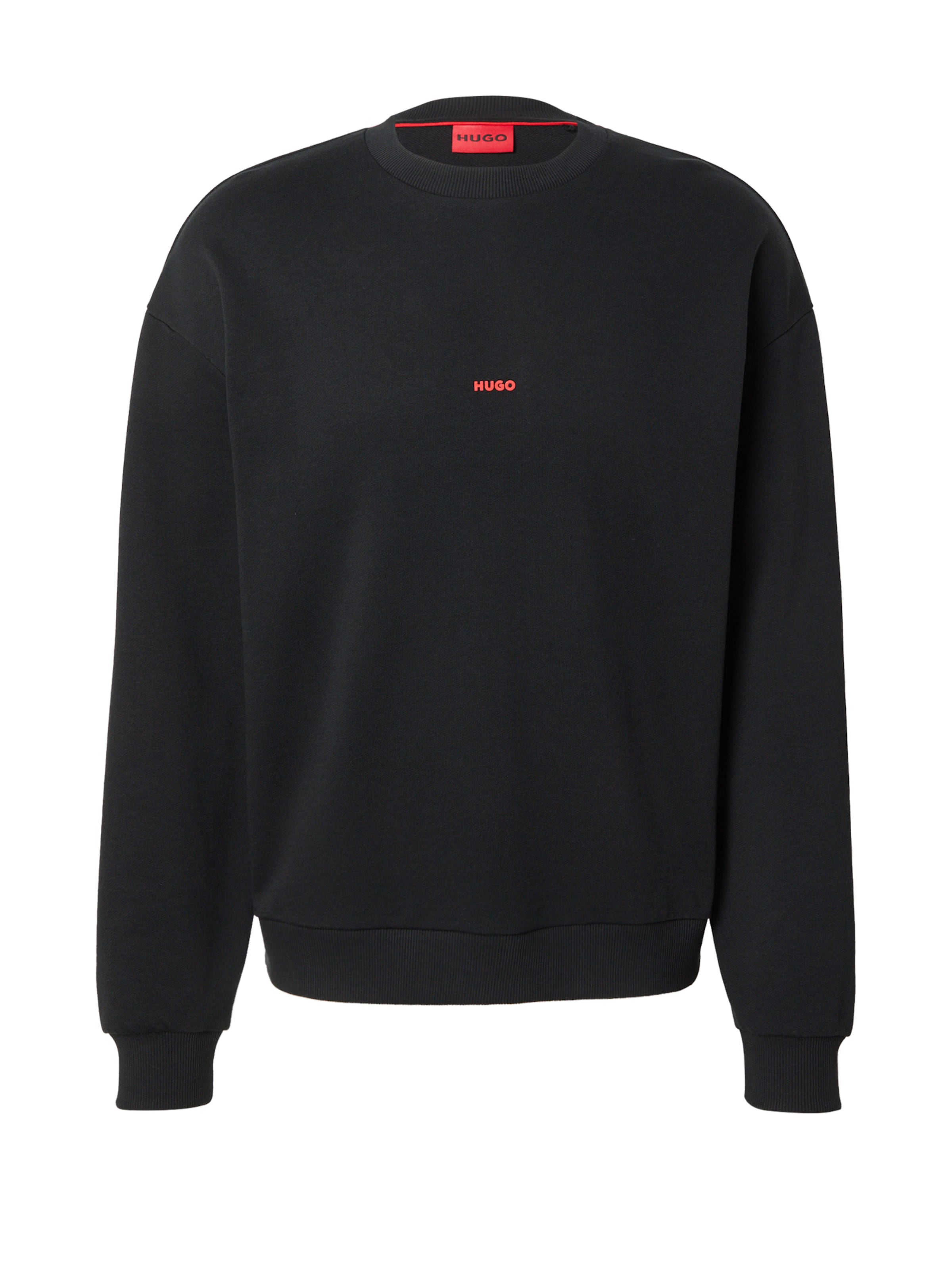 HUGO Свитшот 'Dubraxo' в Черный: спереди