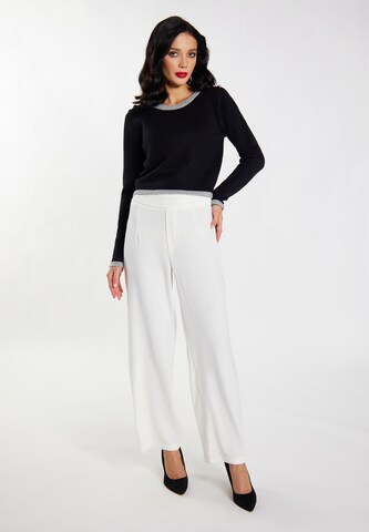 Pullover 'Paino' di faina in nero