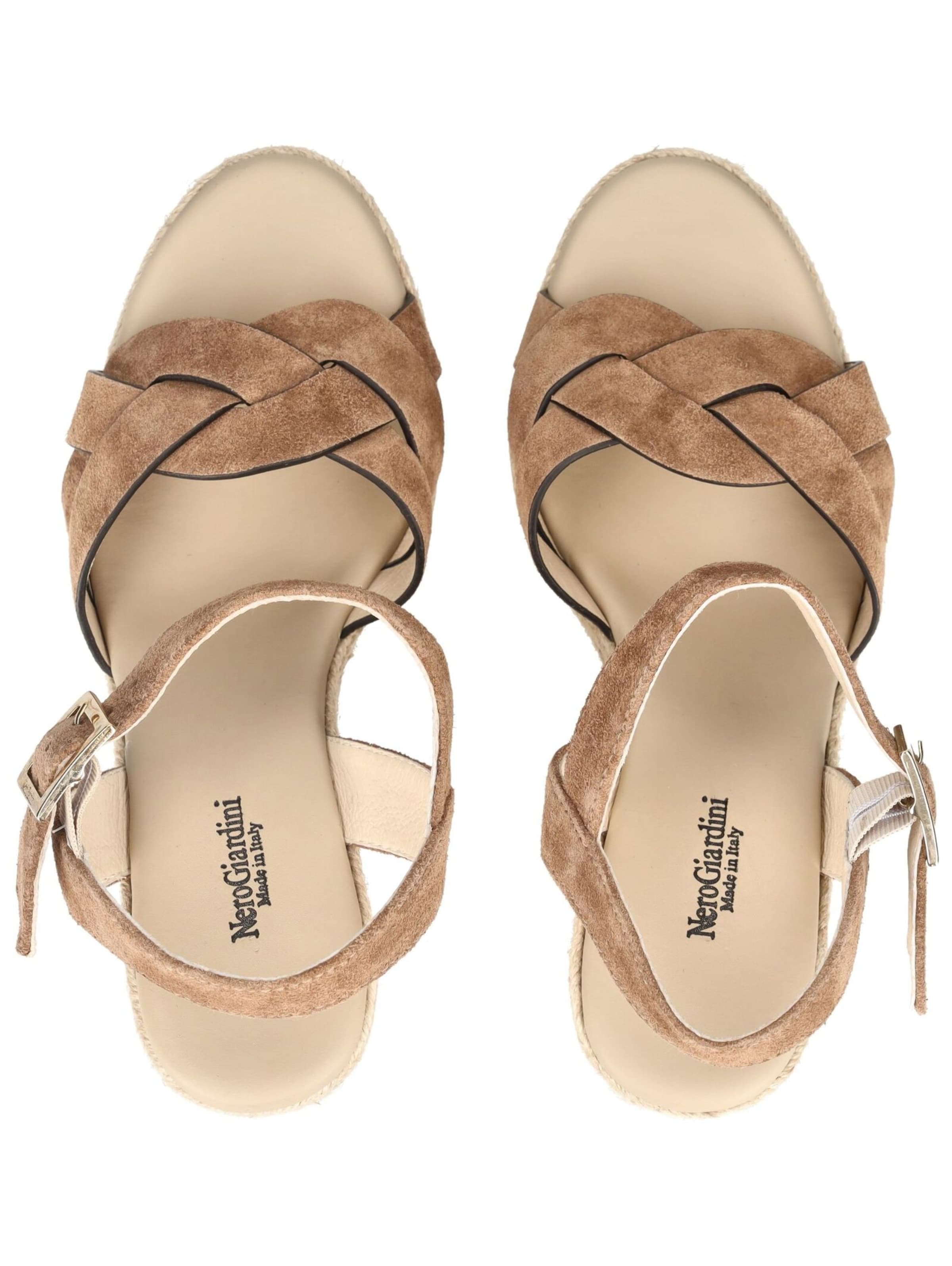 Sandales Nero Giardini en marron