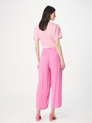 ICHI Wide leg Broek 'MARRAKECH' in Roze