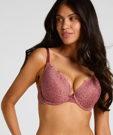 Hunkemöller Push-up Bra in Purple: front