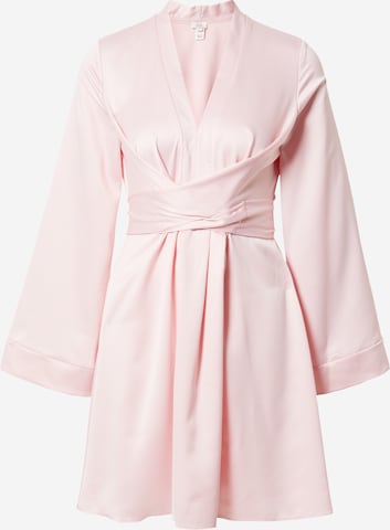 River Island Φόρεμα σε ροζ: μπροστά