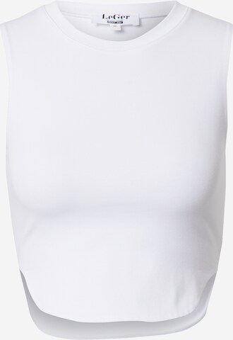 Top 'Caya' di LeGer by Lena Gercke in bianco: frontale