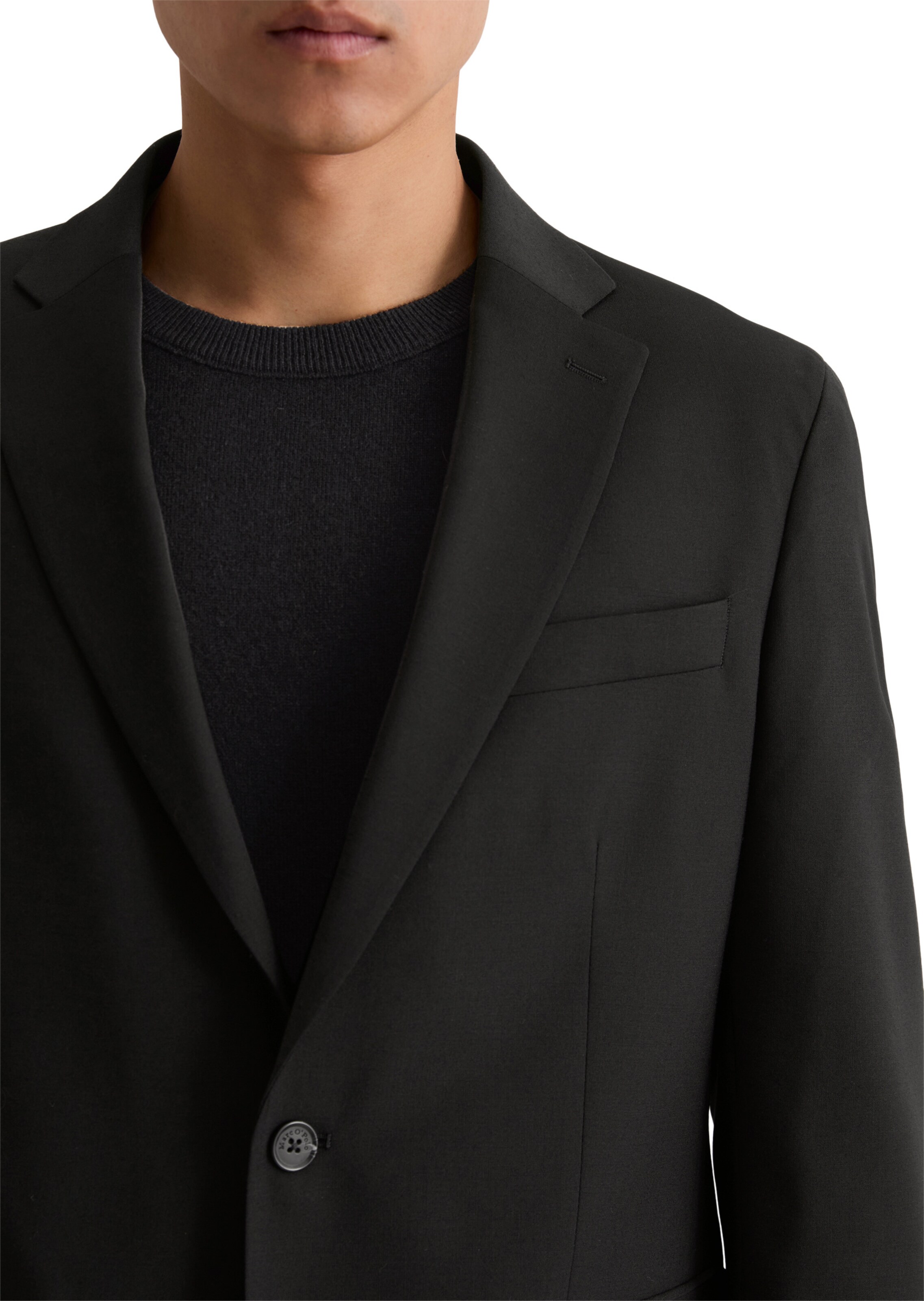 Marc O'Polo Regular Fit Sakko in Schwarz