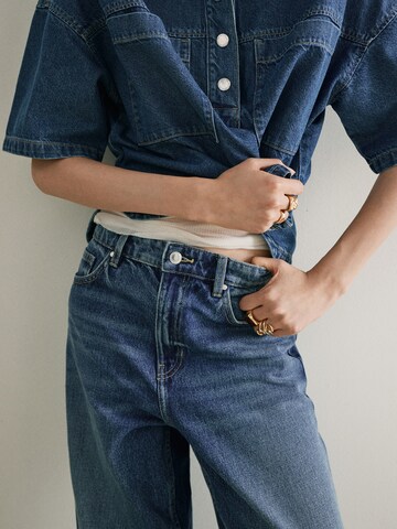 MANGO Bő szár Farmer 'Belle' - kék