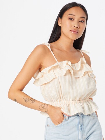 American Eagle Top in Beige: front