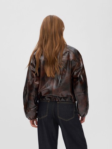 VERO MODA Between-season jacket 'TORVEHALLERNE' in Brown