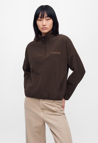 NAPAPIJRI - Pullover 'T-AKSU' em castanho