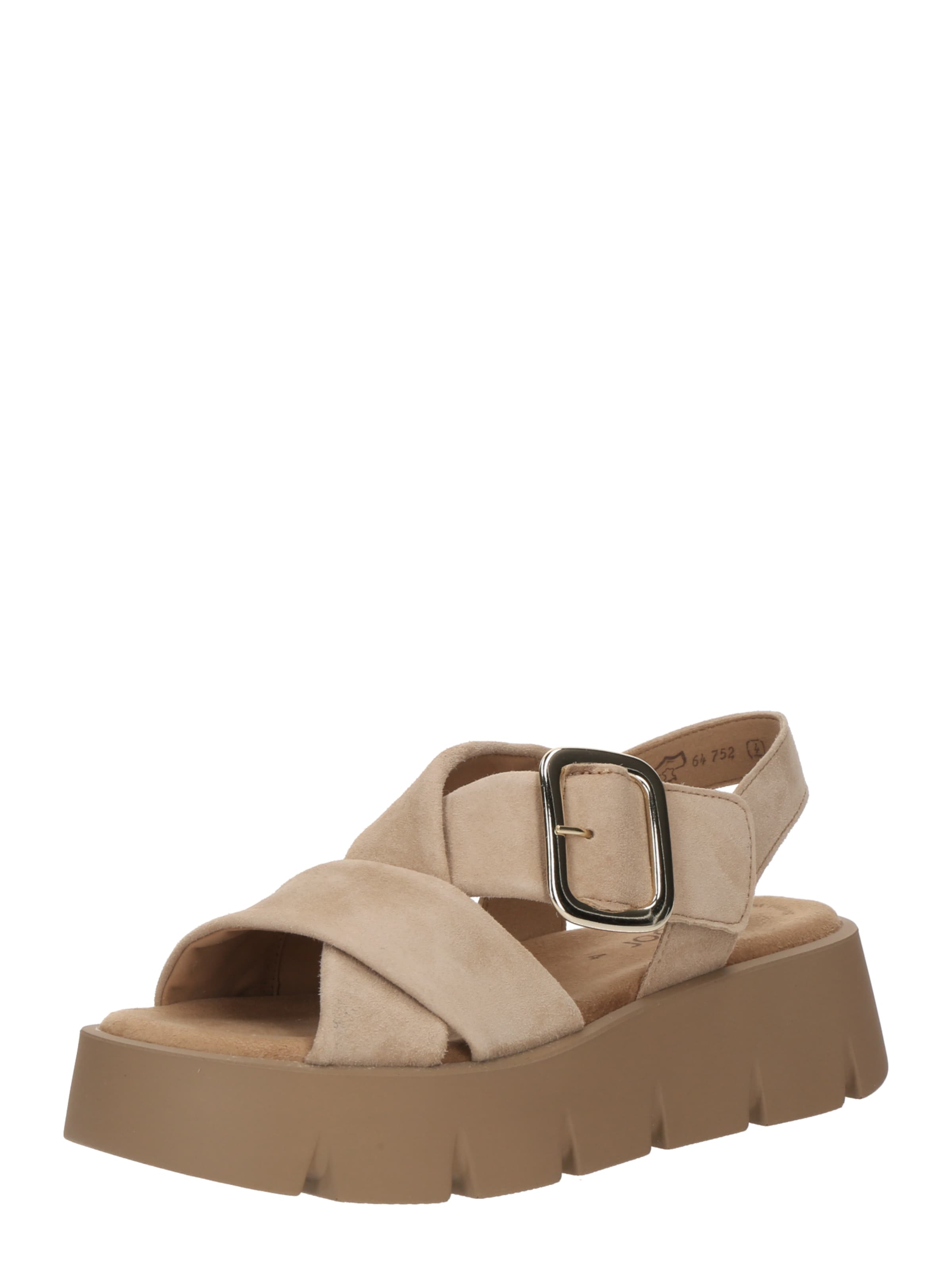 GABOR Sandaal in Beige: voorkant