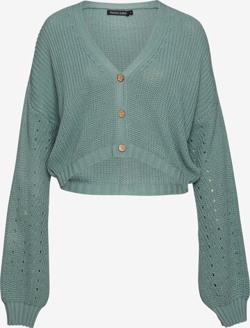 FRESHLIONS Knit Cardigan ' Josephine ' in Green: front