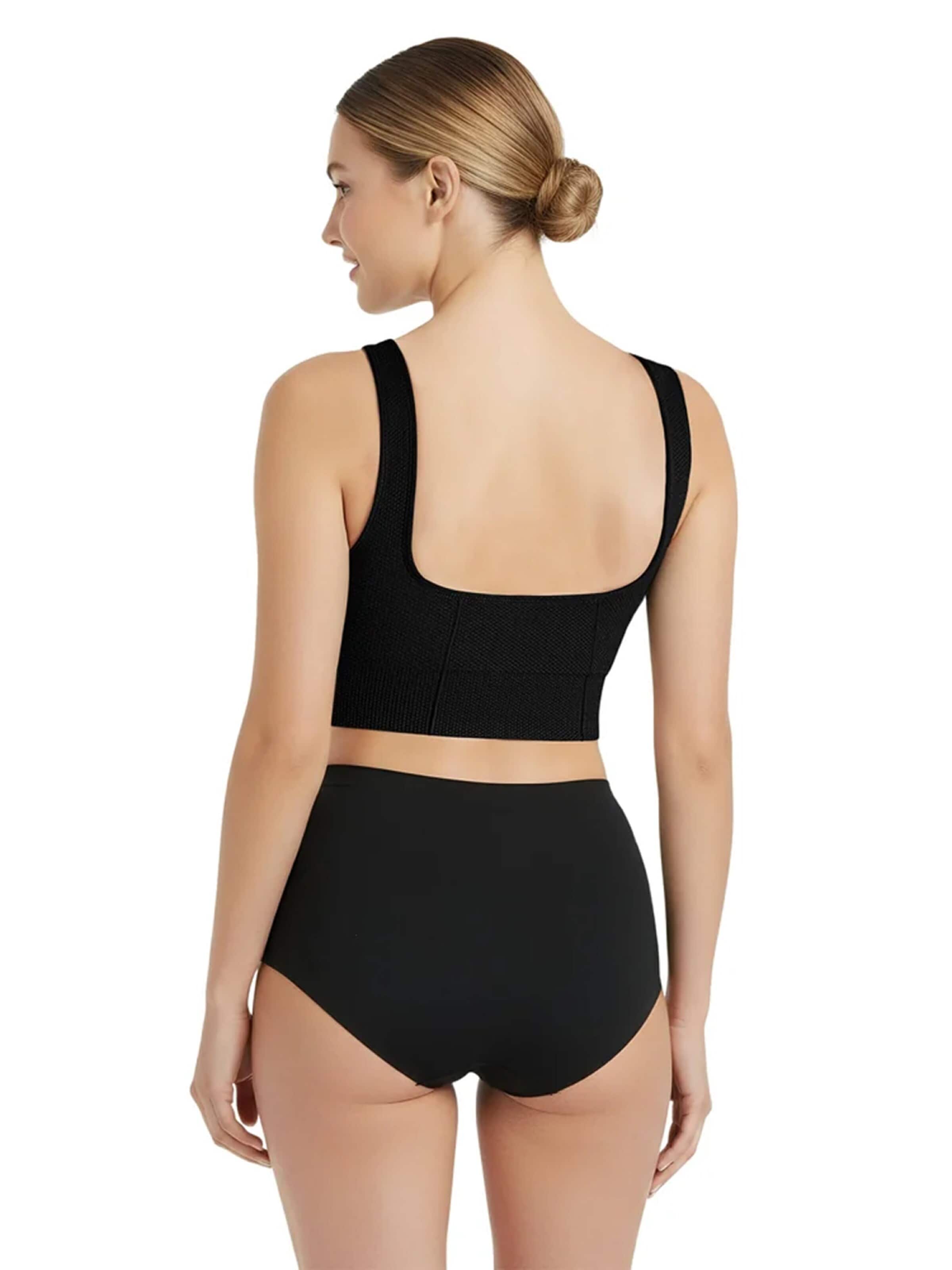 Shapetape Klassiek Sport bh 'Sport BH met Hoge Ondersteuning' in Zwart
