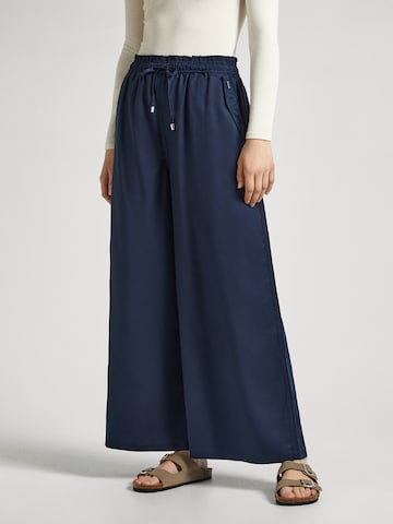 Pepe Jeans Regular Pants 'BUFFY' in Blue: front