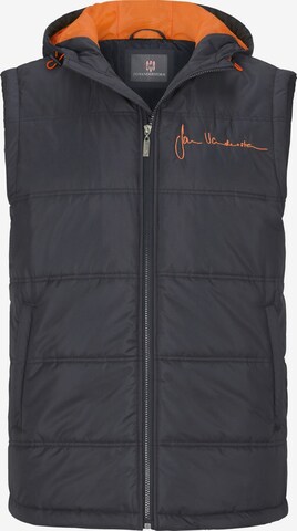 Jan Vanderstorm Vest 'Nithard' in Blue: front