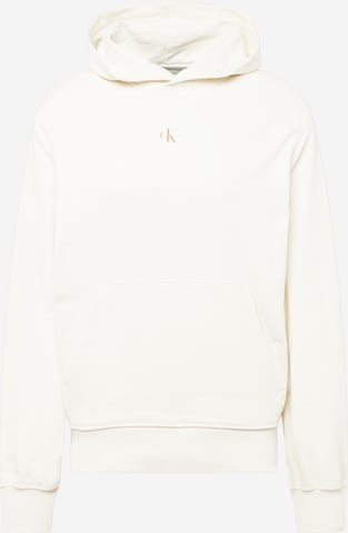 Calvin Klein Jeans Sweatshirt in White: front