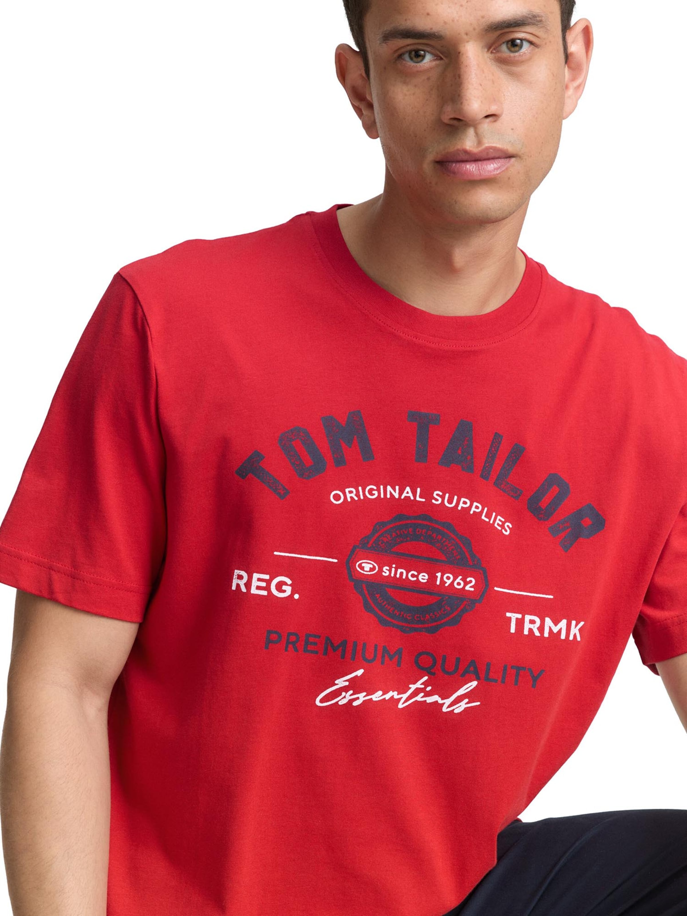 TOM TAILOR Футболка в Красный