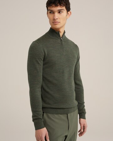 WE Fashion Sweater in Green: front