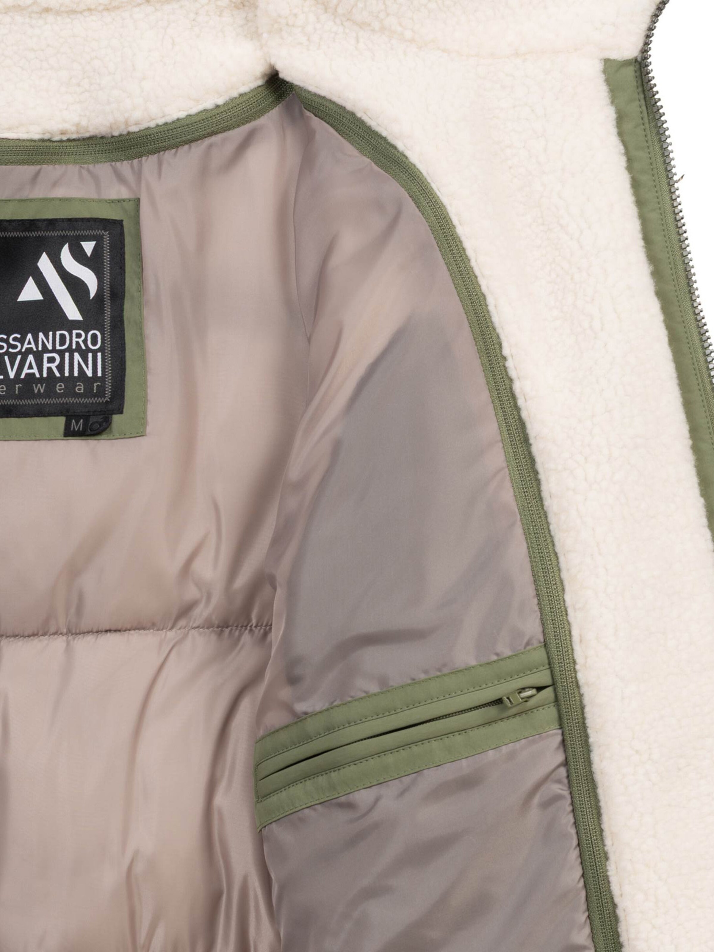 Alessandro Salvarini Winterjas 'AS457' in Groen