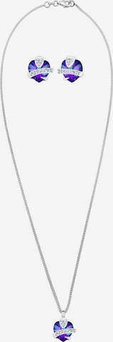 ELLI Jewelry set 'Herz' in Silver: front