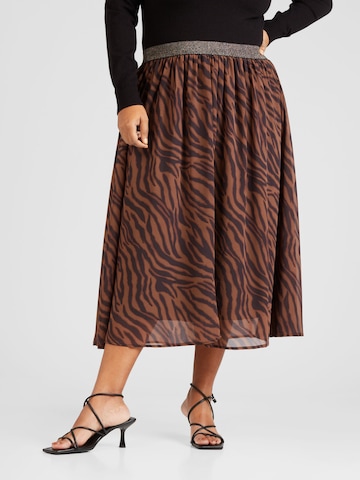 Z-One Skirt 'Gina' in Brown: front