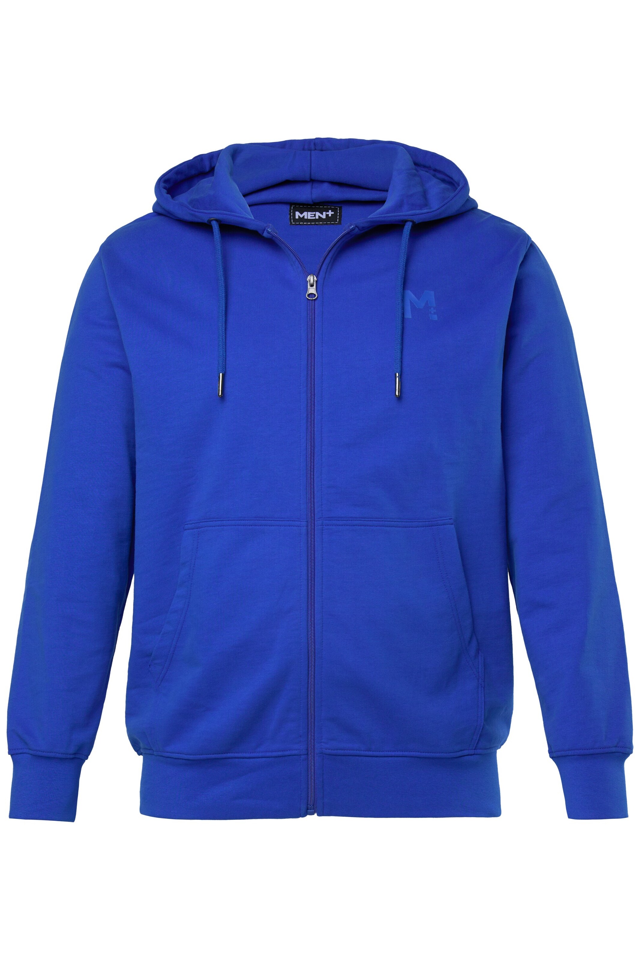 Men Plus Sweatshirt in Blau: Vorderseite