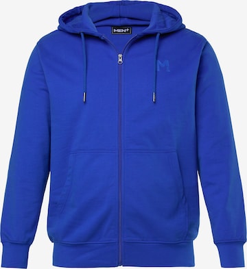 Men Plus Sweatshirt in Blau: Vorderseite